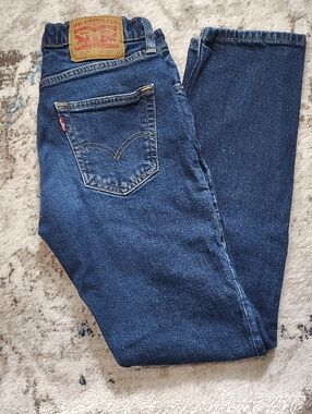 Levi's 511 Red Tab Dark Wash Straight Jeans